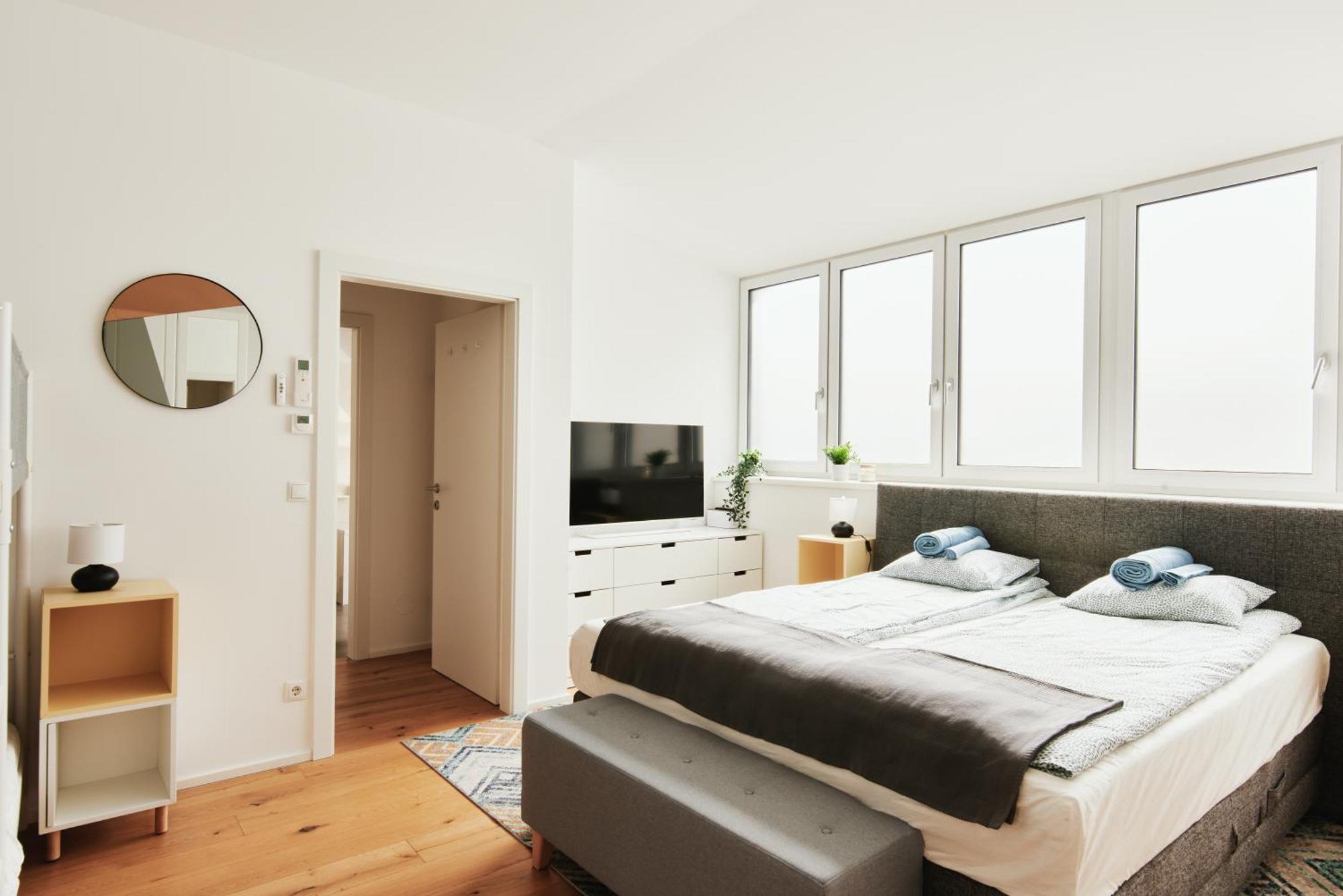 New Spacious Ultra-Modern Apartment In Wien Westbahnhof المظهر الخارجي الصورة